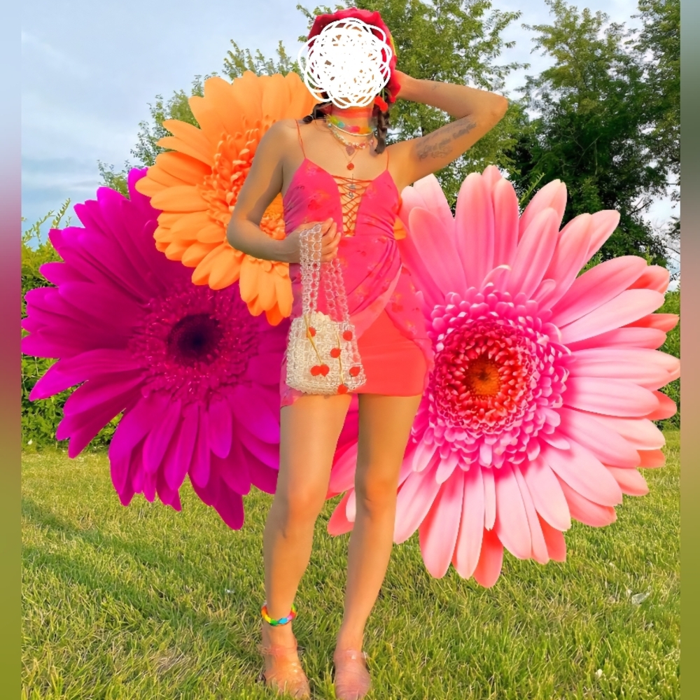 "Mon Cheri" Slip-On Cherry Dress